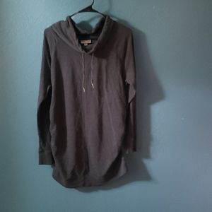 Maternity cowl neck tunic